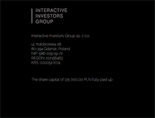 Tablet Screenshot of interactiveinvestorsgroup.com